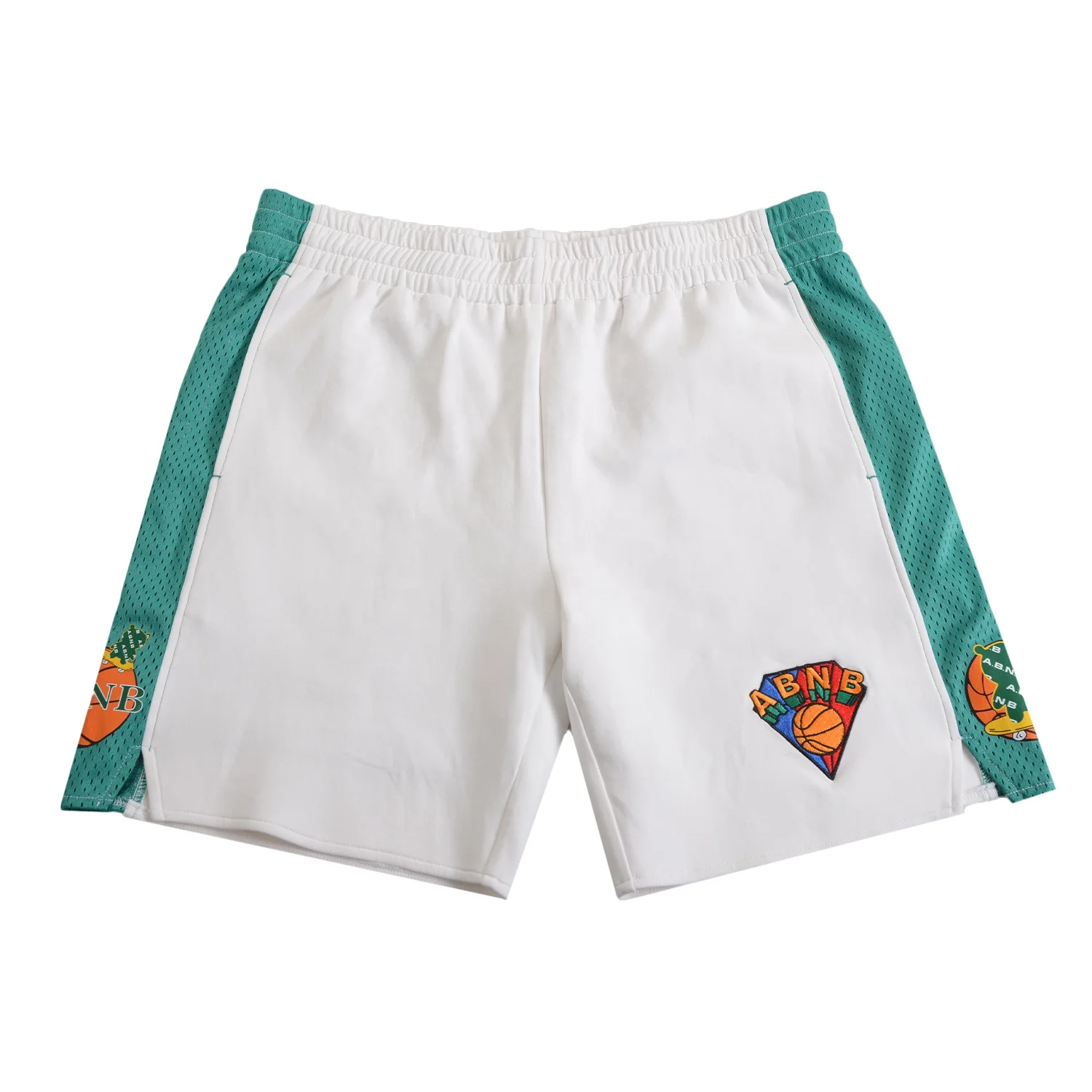 Мужские сетчатые шорты с вышивкой