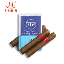 RH75% Two Way Natural Fiber Moisture Humidity Control Stabilizer Bag Pack Tablet 63g for Cigar Humidor Tobacco Cigarette Cuban