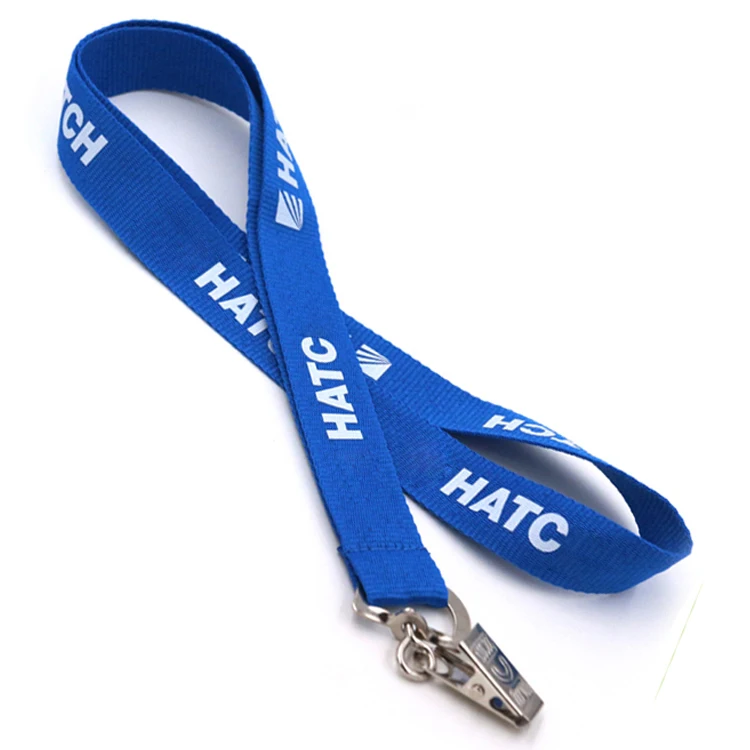 Polyester Lanyard Custom Printable Logo Neck Retractable Id Badge Reel Plastic Card Holder