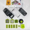 Vegetable slicer  14 piece set, 11 blade square shape
