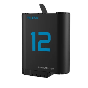 TELESIN Accessories Camera Battery for Go Pro 12 11 10 9 Long-lasting  1720 MAh Battery detail image