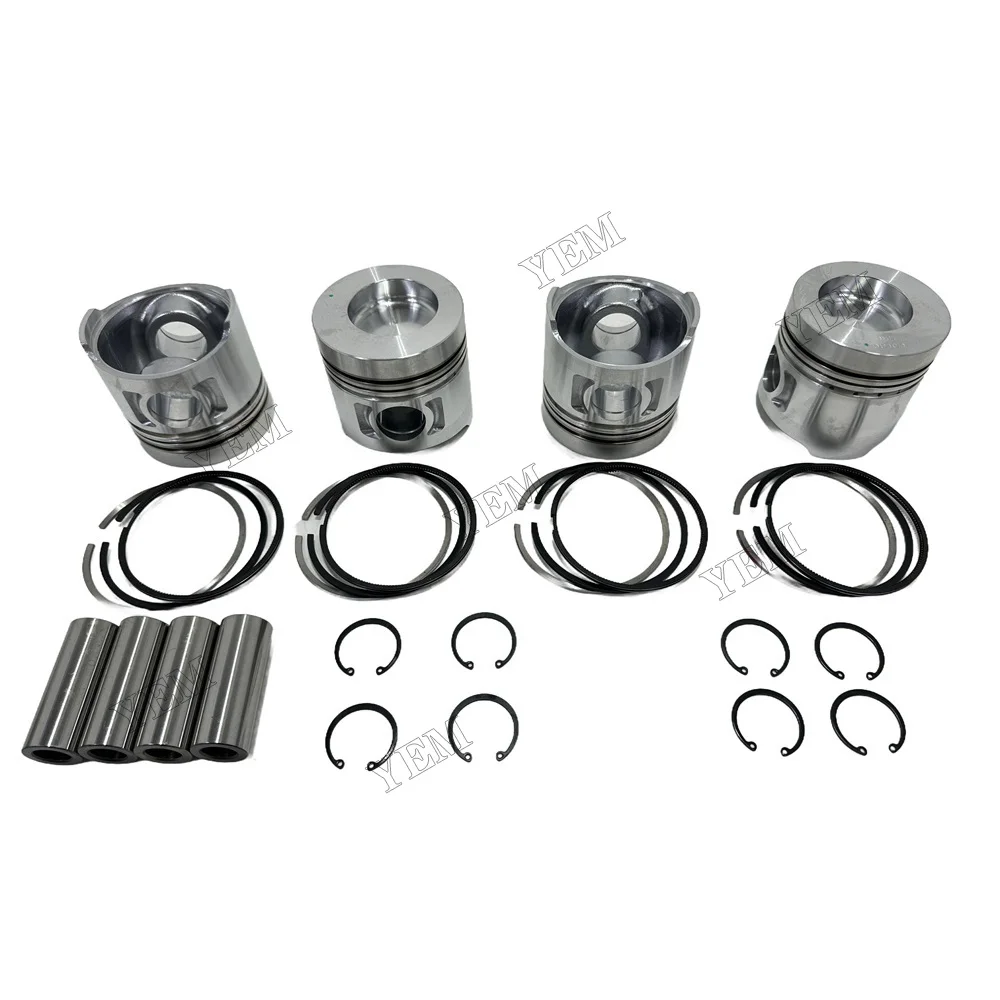 Piston Kit With Ring Set S4K S4KT for Mitsubishi CAT E120B E312 E320