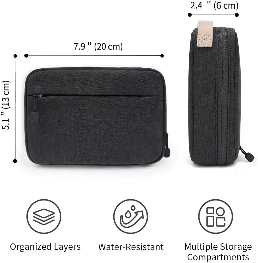 product pack all electronic organizer travel bags for nintendo switch cases waterproof bags with accessories pockets-29