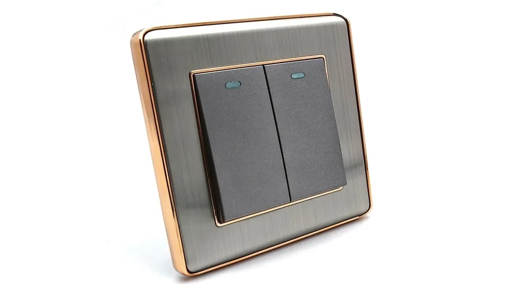 Wholesale Luxury Electrical Wall Switch 2 Gang Switch Bs Standard Wall Switches Buy Wall