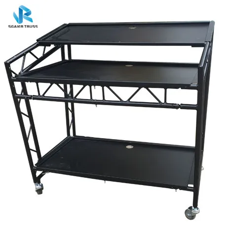 Lite Console XPRS Foldable Mobile DJ Booth for Dj Worker Dj Truss