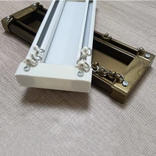 Factory Heavy Duty Double Curtain Tracks Wall Mount Top Wall Mount Curtain Box Accessories Curtain Poles Tracks Accessories