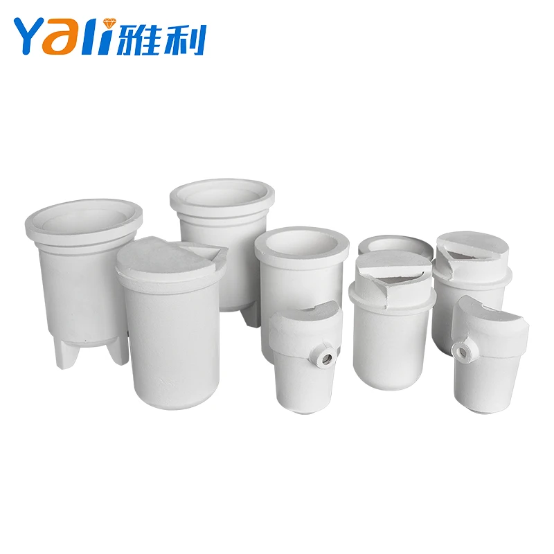 1-4KG Melting Quartz Crucible Ceramic Outer Shield Ceramic Crucibles Smelting Shields Casting Mold Jewelry Tools
