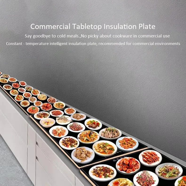 ケータリング・レストラン対応 加熱プレート 業務用ホットプレート 定温 多機能 食品保温マット 7