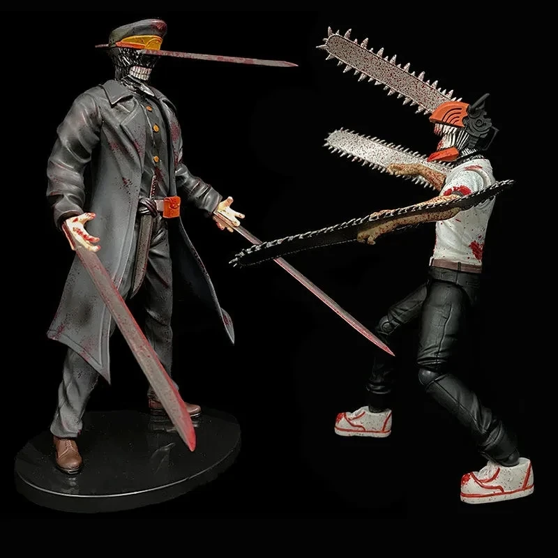 Wholesale 16-19CM Chainsaw Man Samurai Sword Cartoon Anime PVC Figure Toy  Blood Japanese From m.alibaba.com
