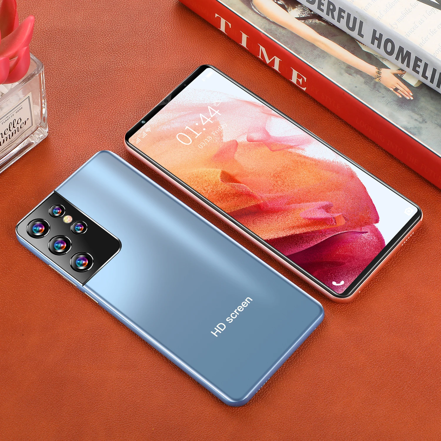 Смартфон S21 Ultra, 6,38 дюйма, 5000 мАч, две sim-карты, 24 + 48 МП, 12 + 512 ГБ