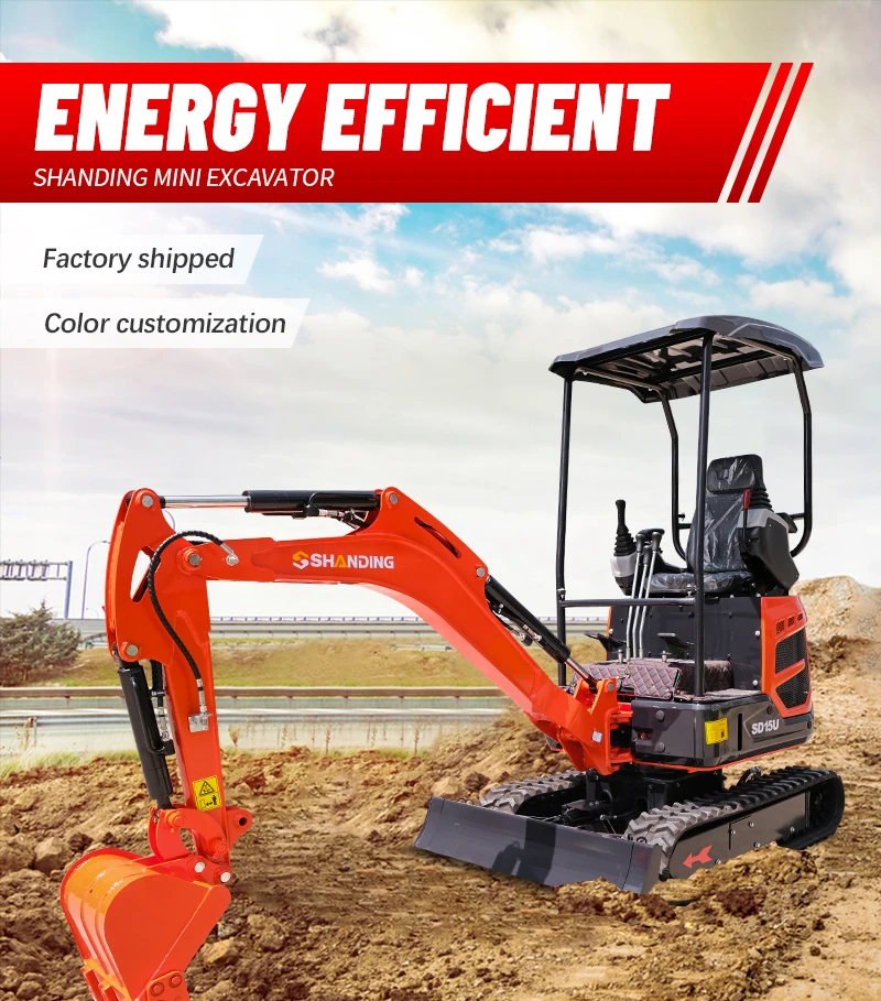 Shanding10 1ton 2ton 3tonne Retro Escabadora Diesel Excavator Epa Mini Digger Price Buy 1ton