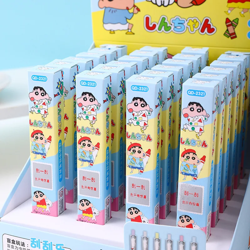 Cute Shin-chan Blind Box Gel Pen - Perfect for School Supplies