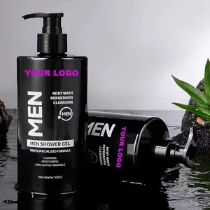 Daily Men Shower Gel for Sensitive Skin Sulfate-free Centella Glycerin Yeast Extract Body Wash Calming Soothing Hydrating