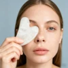 Gua sha de jade blanco