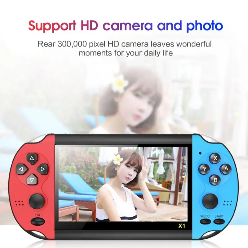 Классическая игровая консоль 3000 в 1 портативная с большим экраном HD 4 3 дюйма