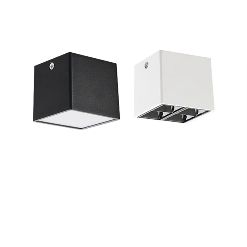 Высокоэффективная Поверхностная крышка объектива AC110V 220V 8W 7W COB лампа потолочный светодиодный прожектор