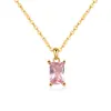 18K gold (October pink stone)