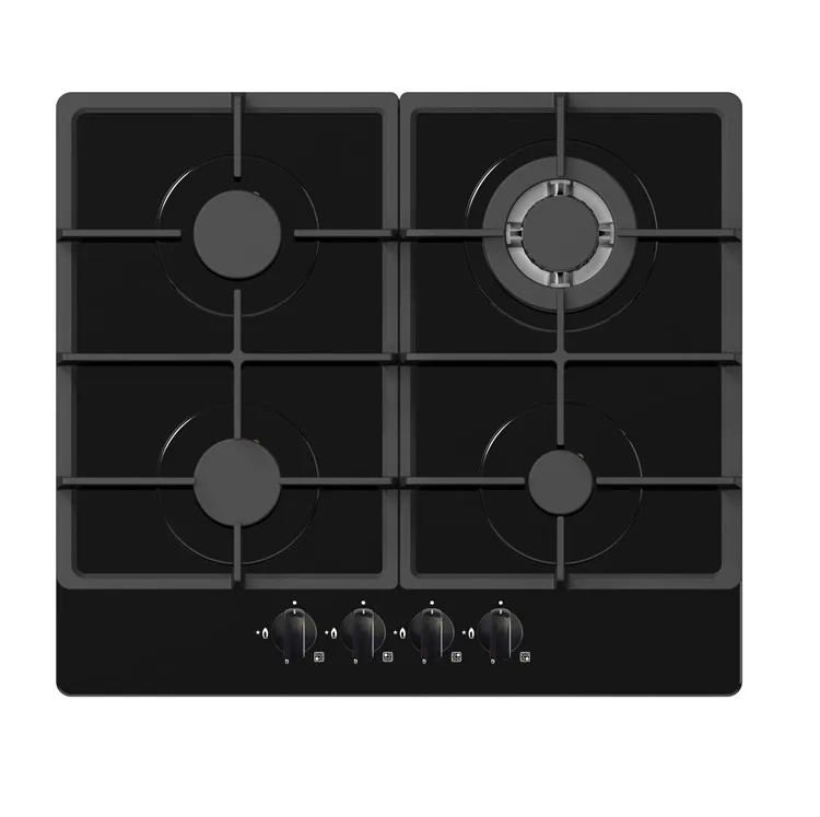 Black Tempered Glass Builtin 4 Burner Gas Hob/ Gas Cooktop Buy Built In Gas Hob,Gas Hob 4