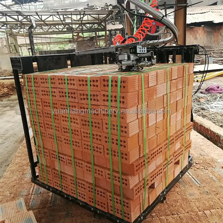 Automatic Pallet Strapping Machine Brick Wrapping Machine Palletizer Pallet Stretch Strapping Machine