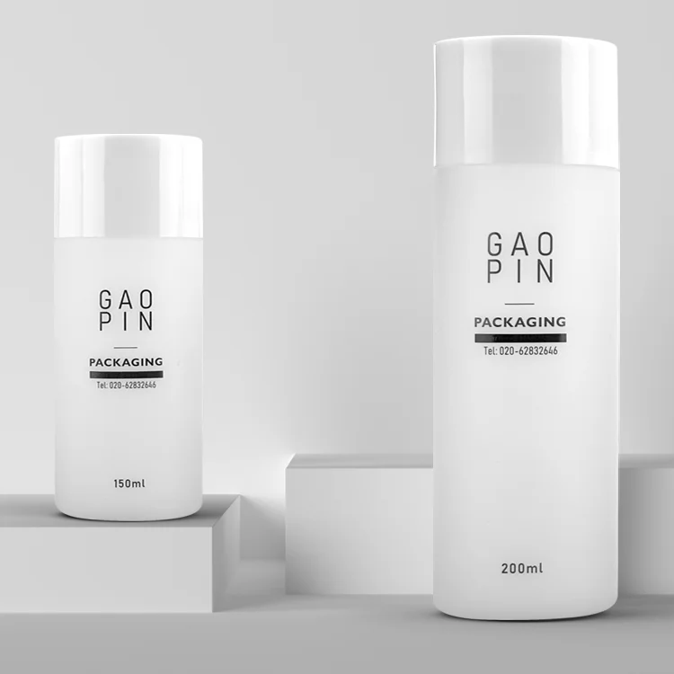 Luxury Shampoo And Conditioner Bottle Hdpe White Pcr 100ml 150ml 200ml