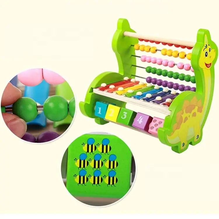 Детский музыкальный инструмент деревянный ксилофон