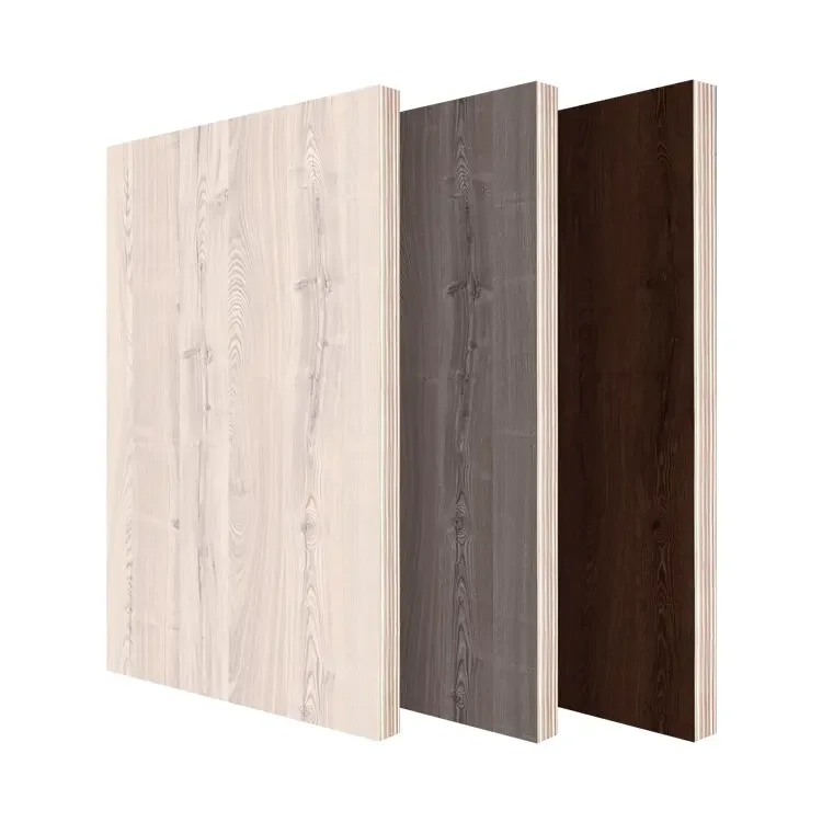 18mm Melamine Laminated Hardboard MDF HDF Fiber Boards E1 Formaldehyde