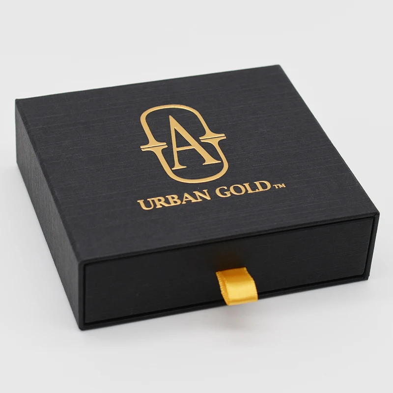 Wholesale Luxury Drawer Customized Packaging Box  Jewelry Packaging Box  for Ring  with Velvet factory