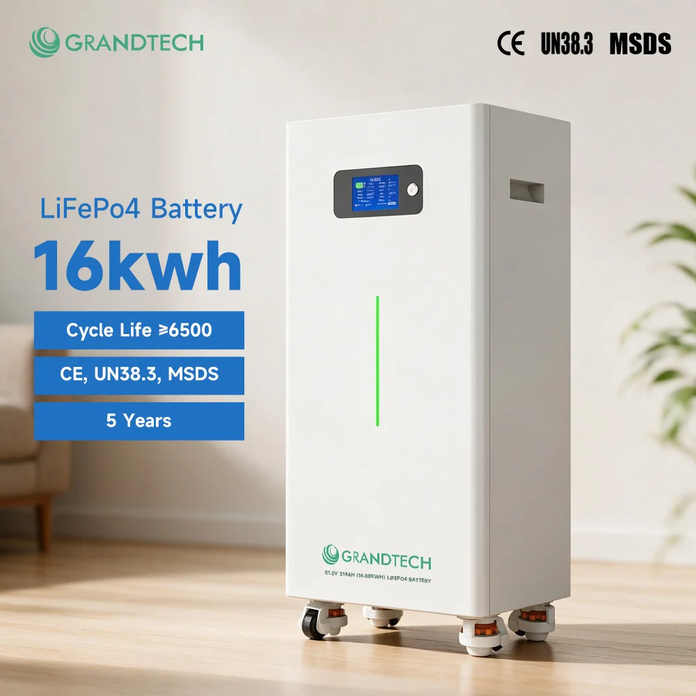 DDP US Stock 16kwh 48V Lifepo4 Battery Pack Lithium 4nrgy 16Kw 15Kw 15 16 Kw Kwh 15Kwh 51.2V 300Ah 314Ah Solar  Battery