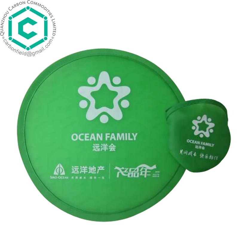 Рекламный персонализированный складной веер в сумке