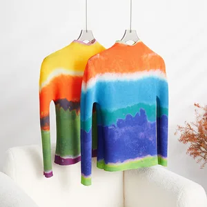 High Quality Wholesale Factory Miyake Pleated Rendering Top Women Casual Style Shirt Pleats Long-Sleeved T-Shirt