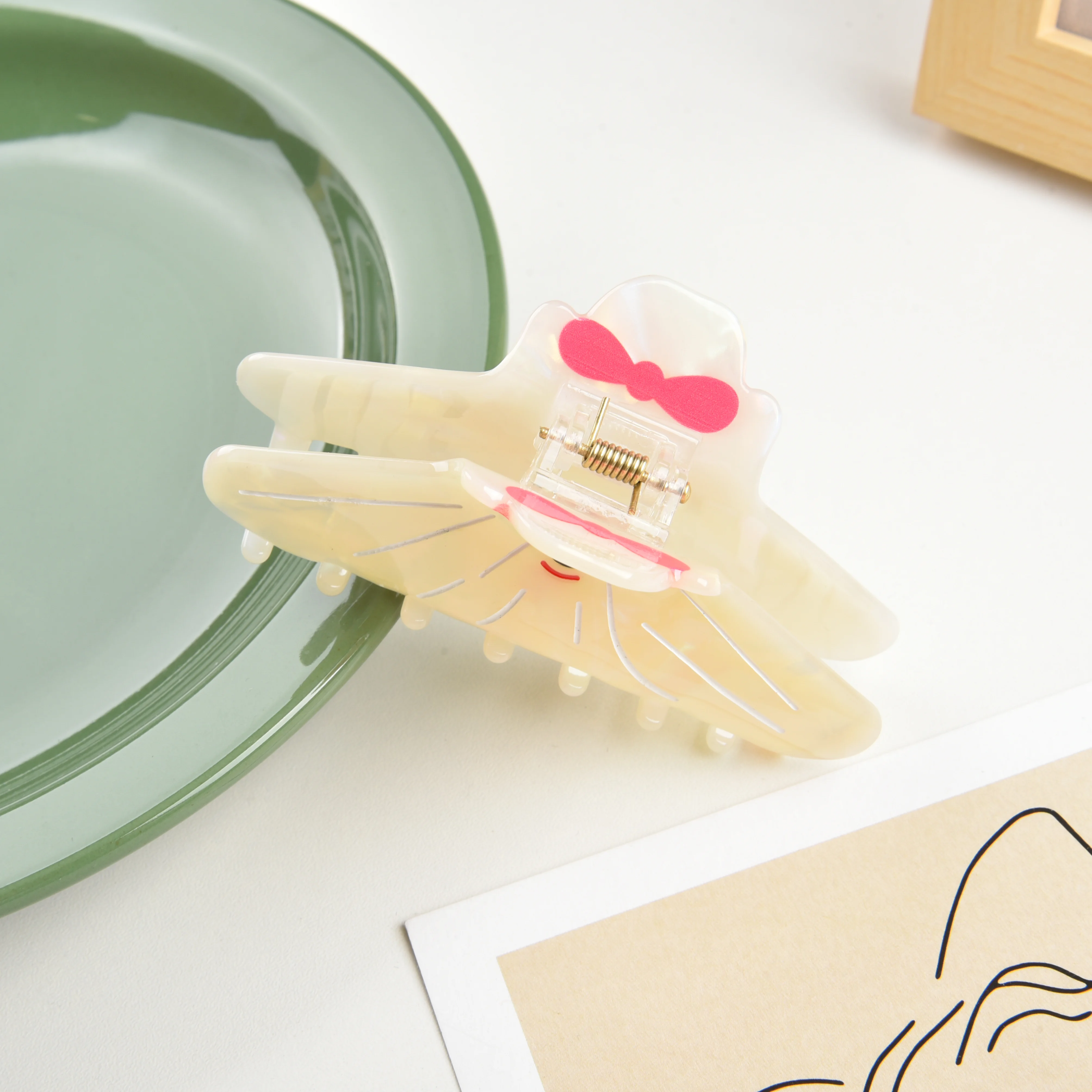 Bsci Factory Yhj Wholesale Custom Hair Accessories Cute Animal Dog Claw