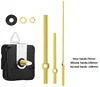 SIlent clock mvt with 100mm straight Gold hands