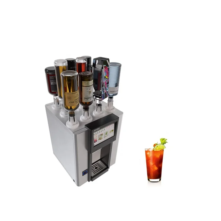 The automatic drink mixing machine -- robot bartender cocktail dispenser 