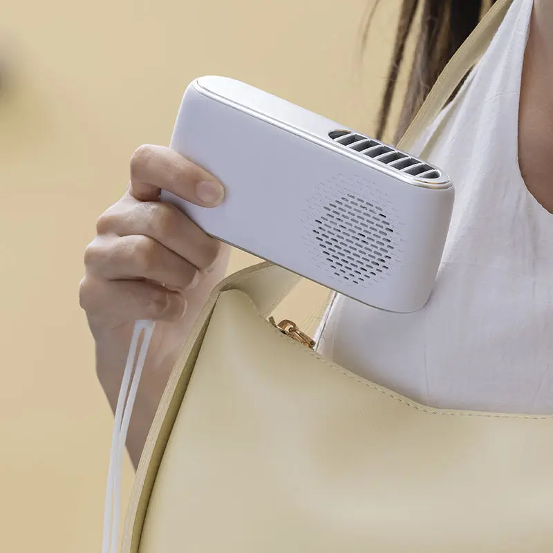 New Creative Semiconductor Cold Compress Handheld Fan Unique High End Gift Large Capacity KC Battery Rechargeable Personal Fan