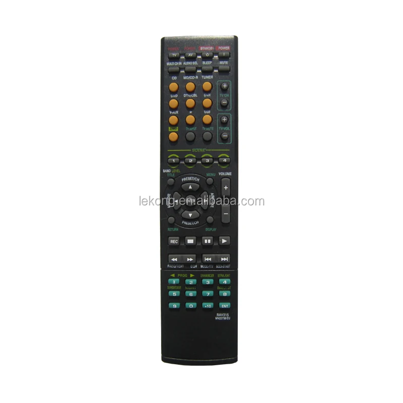 Replacement AV Receiver Remote Control  RAV315 for YAMAHA RAV315 WN22730 EU with Large Stock