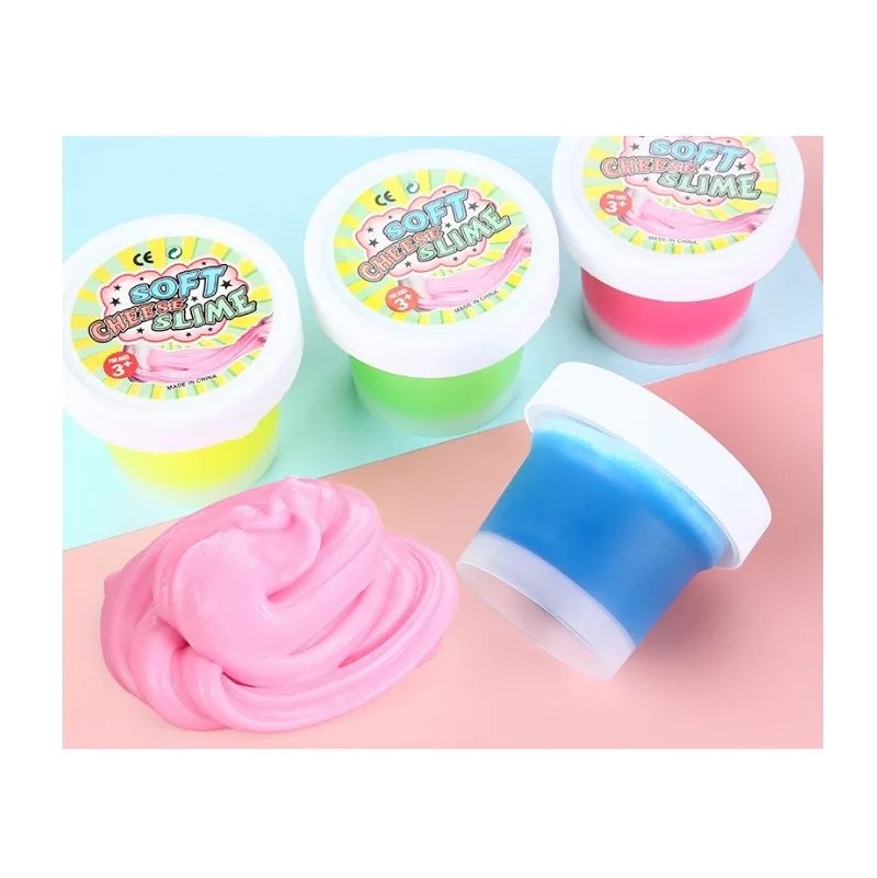 Оптовая продажа изготовленный на заказ мягкий пенопластовый слайм креативная игрушка для игры в тесто цветная грязь «сделай