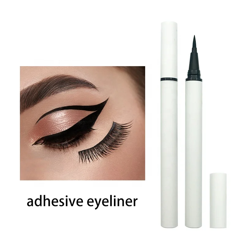 2024 новости клейкая подводка для глаз 3 D норковые ресницы Водостойкая Подводка для глаз с низким MOQ