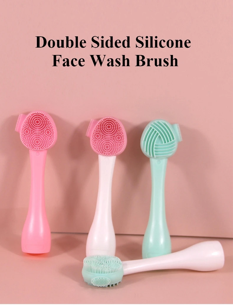 Double Side Beauty Tool Silicone Facial Mask Applicator Face Makeup