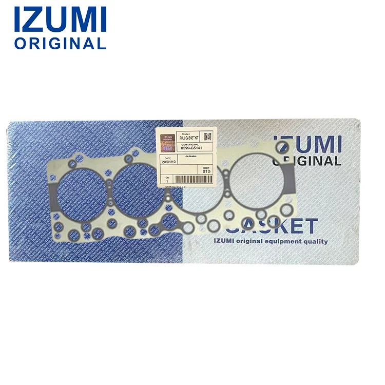 IZUMI ORIGINAL Kit Gasket Kepala Silinder 4bd1 8-94145839-1 8-94145839-0 Suku Cadang Mesin Diesel untuk Isuzu