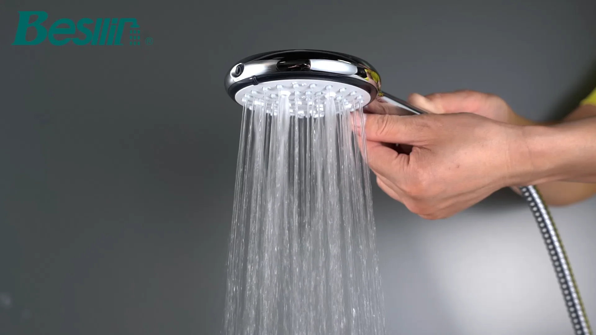 S6001 High Pressure Jet Handheld Shower Head,6setting Showerhead With