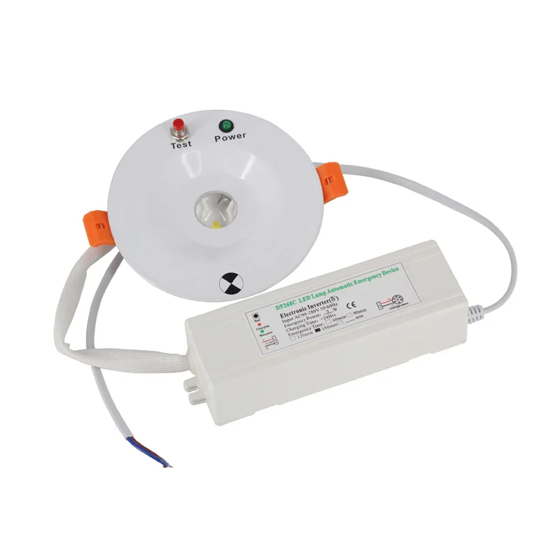 Led Rechargeable Emergency Light  Embedded Installation Circular LED UFO Lamps
