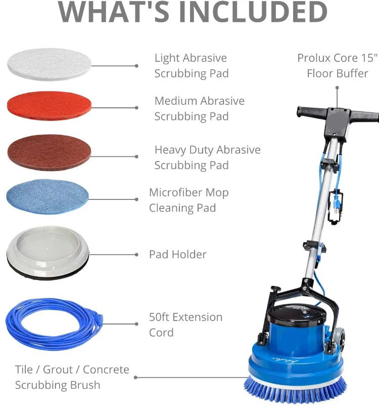 Floor Cleaning Machine Core Heavy Duty Single Pad Commercial Polisher Floor Buffer Machine Scrubber