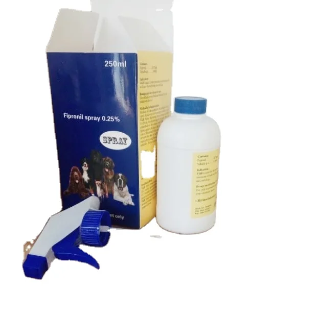 Высококачественный спрей фипронил для собак/кошек от производителя