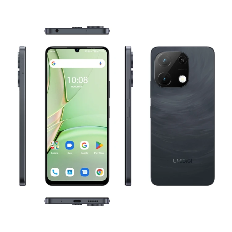 Versão Global UMIDIGI G9T, 4GB + 128GB, Face ID & Identificação