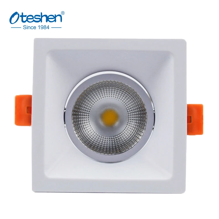 IP20 светодиодный мини-прожектор 5 Вт, встраиваемый cob-светильник, Квадратный светодиодный светильник из поликарбоната + алюминий