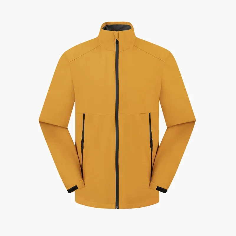Men's Fashionable Baseball Flight Jacket with Custom Logo Windproof and Waterproof for Spring Autumn Winter Stand Collar