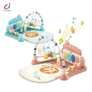Chengji Kids Play Mat Indoor New Born Baby Cartoon Lighting Music Tummy Time Multifunctional Infant Piano Play Mat