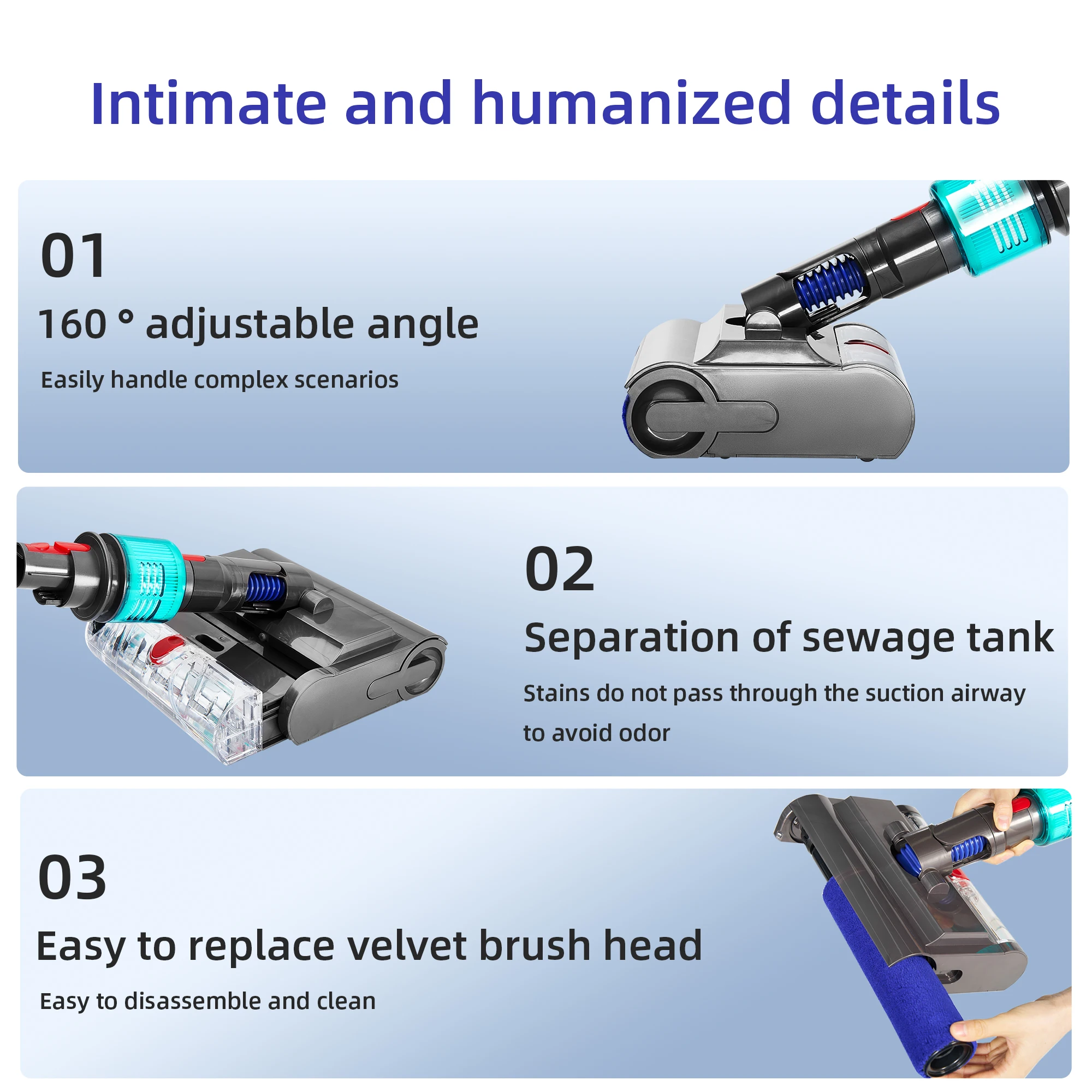 Soft Sweeper Roller Head Floor Brush Replacement For Dy Sons Vacuum ...