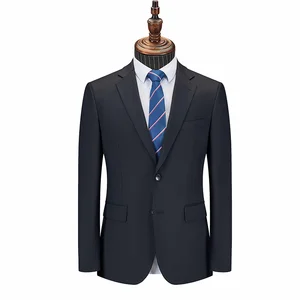 Blue Men's Professional Suit Suit Top and Pants Factory Wholesale OEM and ODM Orders 8080-1
