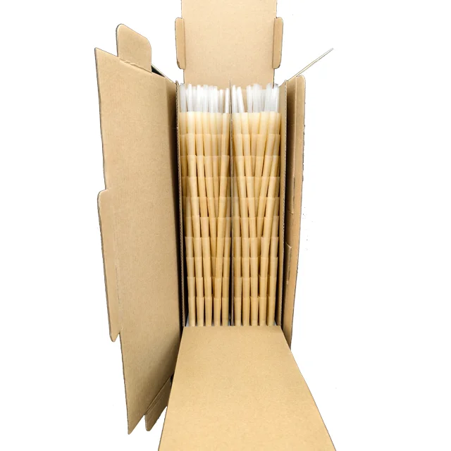 Premium Quality Custom Prerolls Cone Unbleached Rolling Paper Cones for smoking Prerolls Colorful Printing Packaging Box OEM